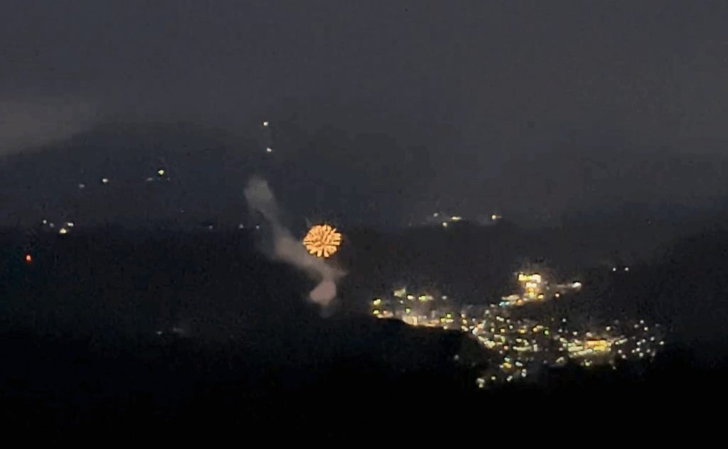 福島 峠の森自然公園キャンプ場 夜景