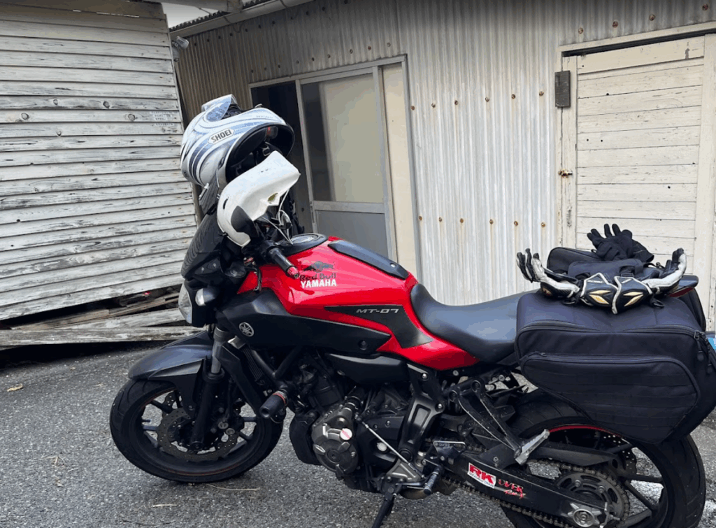 雨対策　ツーリング