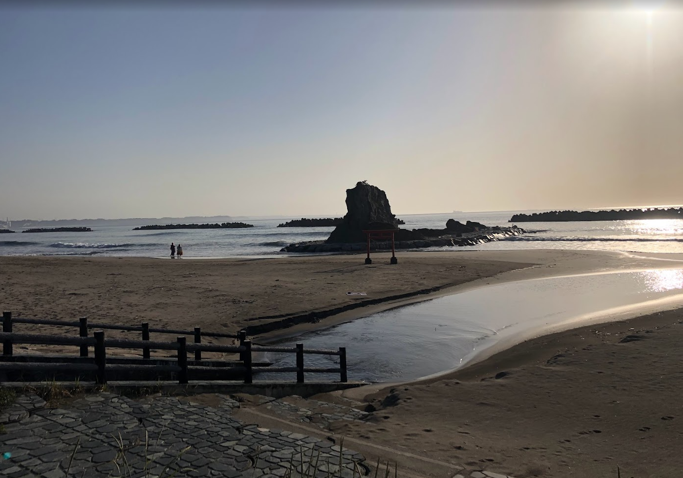 東北　ツーリング　忽来海岸