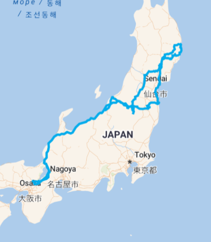 東北　250cc　ツーリング